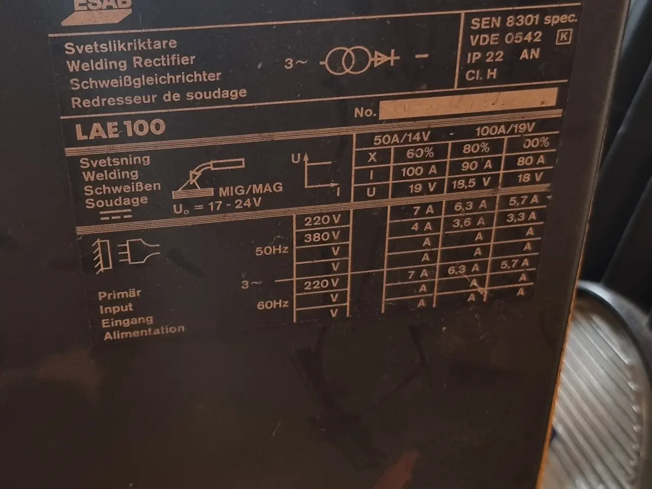 Billede 6 - Esab Svejser Co2 A10 125K.