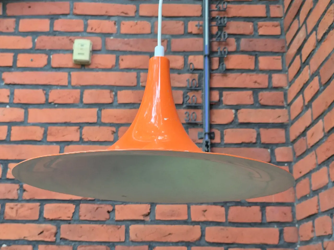 Billede 3 - Skøn orange trompetpendel