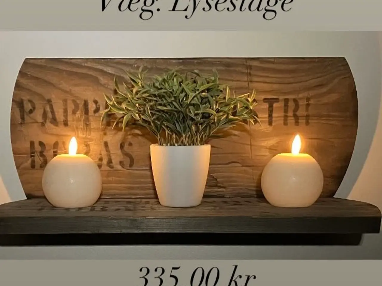 Billede 1 - Væg Lysestage