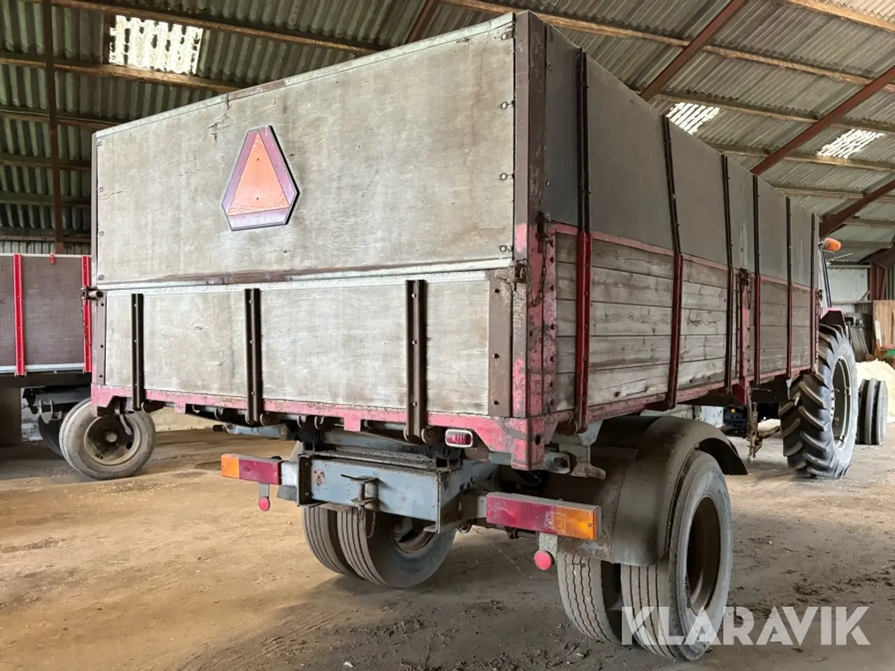 Billede 5 - Landbrugsvog / kornvogn med hydraulisk tip-lad - 1 akslet