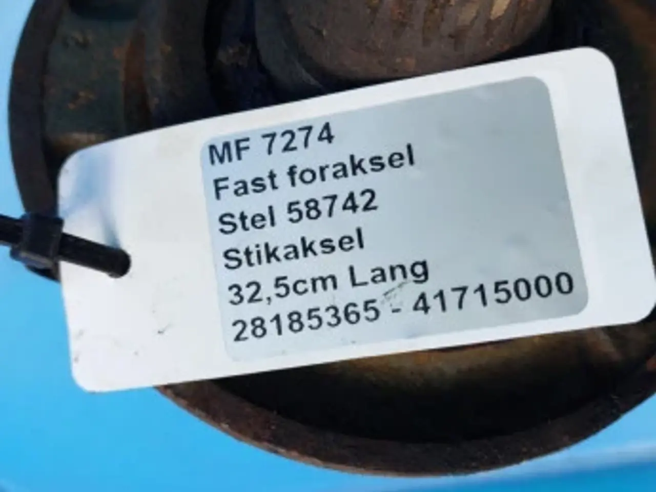 Billede 2 - Massey Ferguson 7274 Drivaksel 28185365