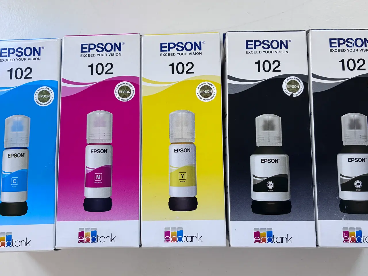 Billede 1 - EPSON toner / blækbeholdere (5 stk.)