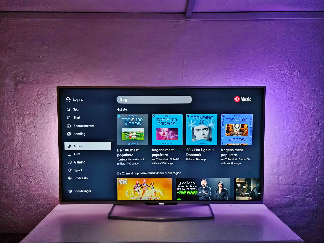 Billede 2 - Philips 49" Ambilight Smart TV