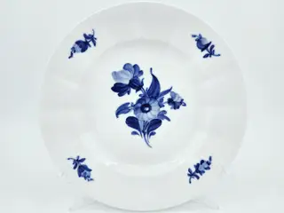 Blå Blomst Kantet Frokosttallerken nr. 10-8550. sortering 1