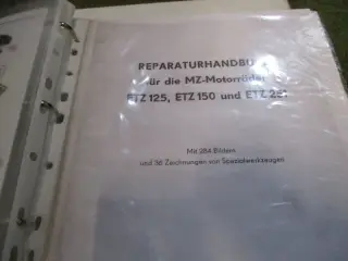 MZ ETZ251+ ETZ150 Værkstedsbog