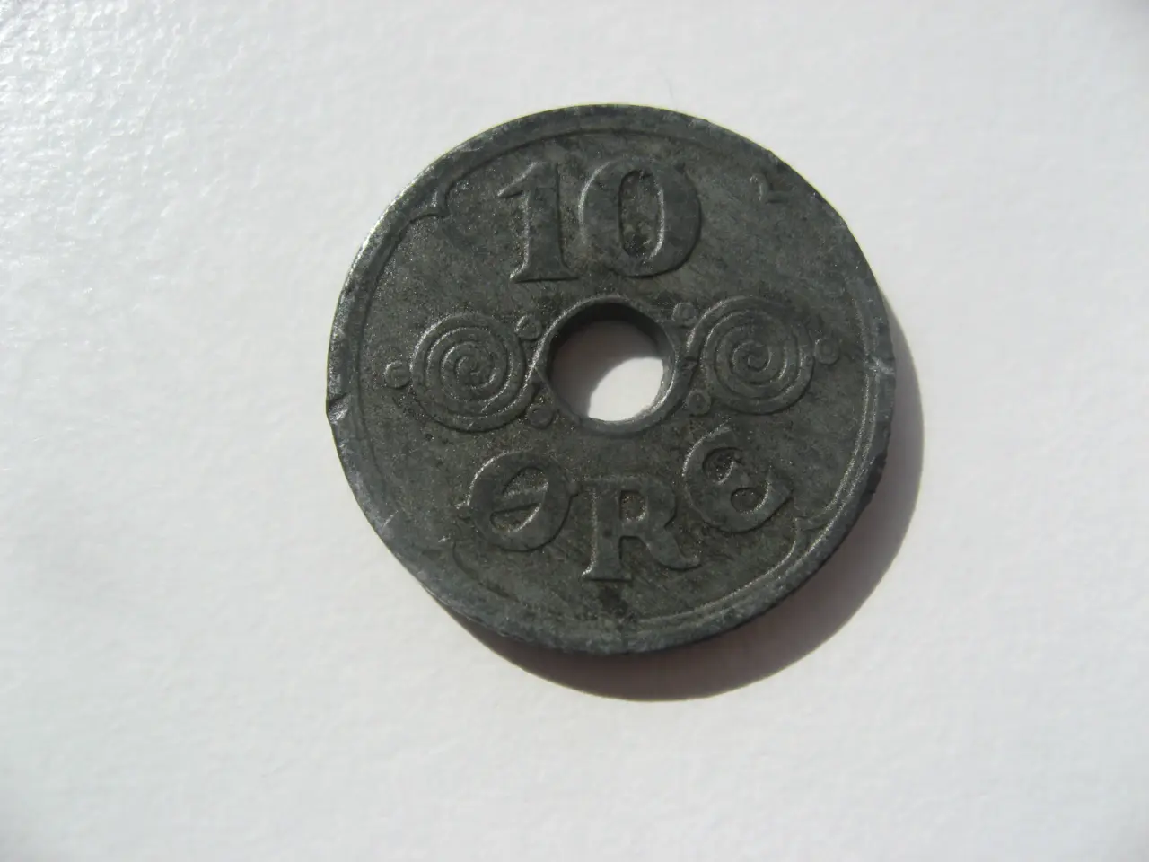 Billede 2 - Flot Zink 10 øre 1945, den svære