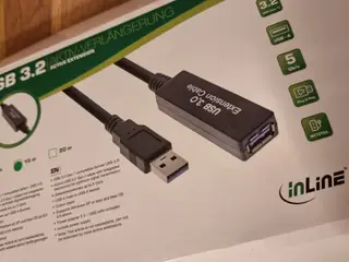 InLine USB 3.2 aktivt forlængerkabel 15 m