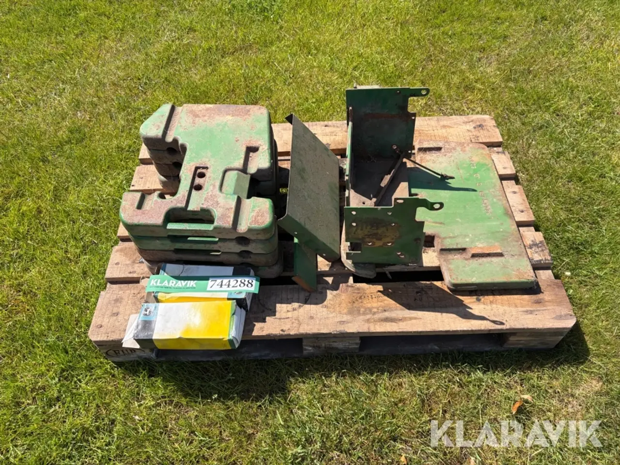 Billede 2 - Vægtklodser John Deere 5 styk x 50 kg
