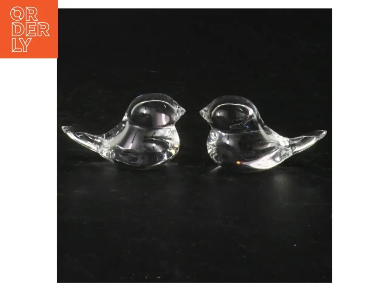 Billede 1 - Glasfigurer af fugle (str. 5 cm)