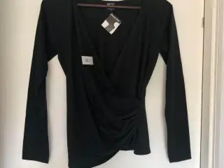 Langærmet bluse med detalje Str. S - NY
