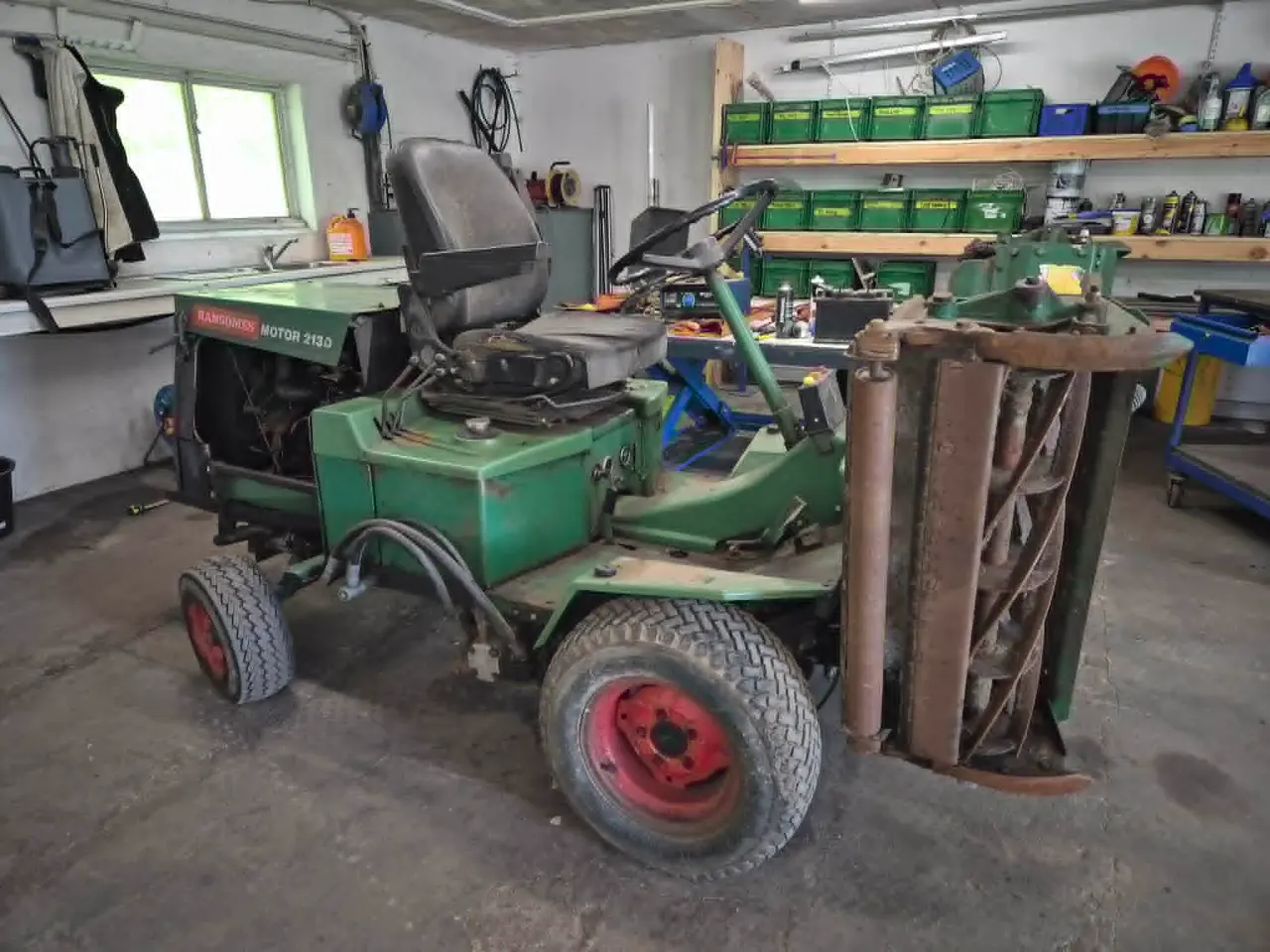 Billede 2 - Stor 3 ledet cylinderklipper - Ransomes 213D