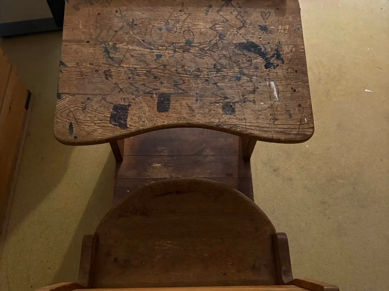 Billede 4 - Gammeldags skolepult