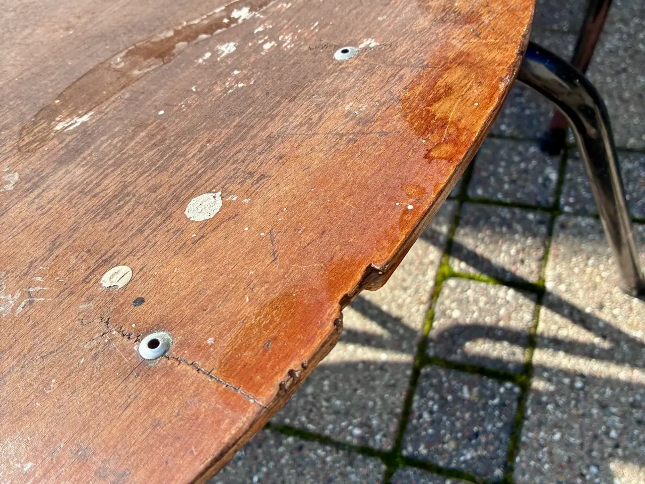Billede 5 - 5 stk. 60’er skolestol teak / metal