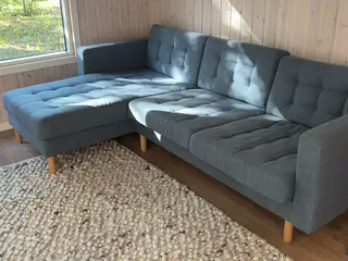 Ikea Landskrona 3 pers. Sofa med chaiselong