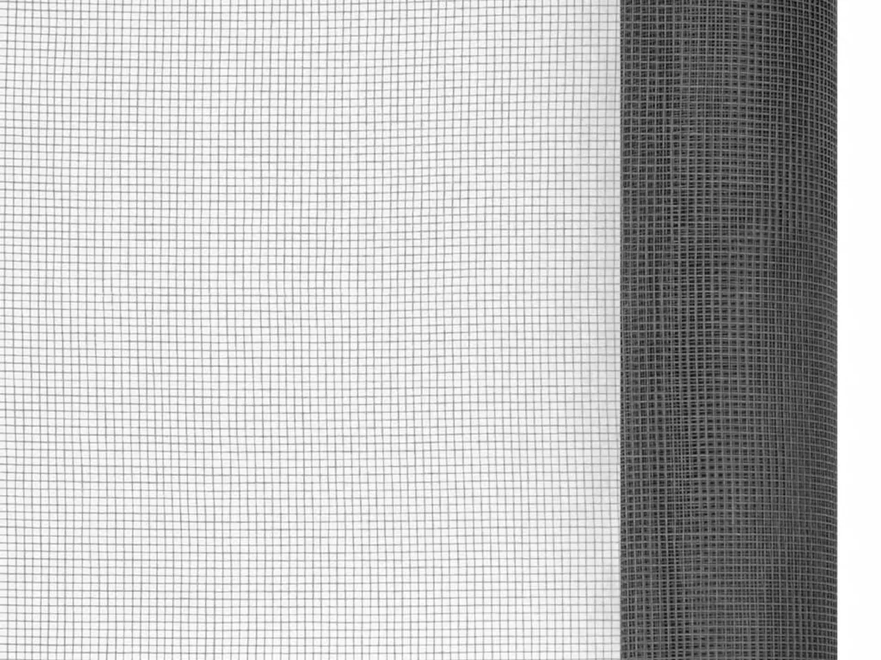 Billede 2 - Trådnet i glasfiber 112 × 1000 cm - sort insektnet på rulle