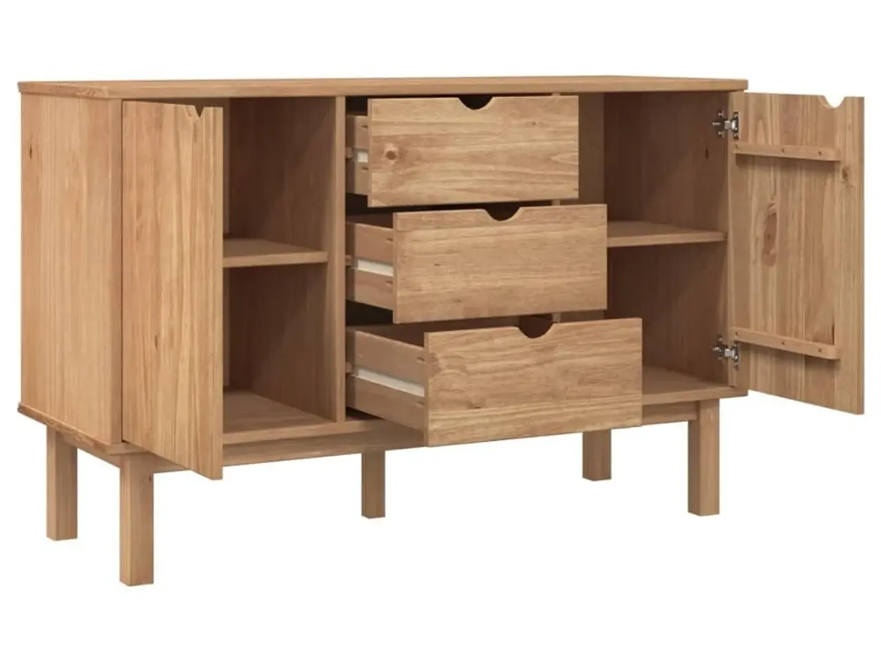 Billede 4 - Skænk OTTA 113,5x43x73 cm massivt fyrretræ