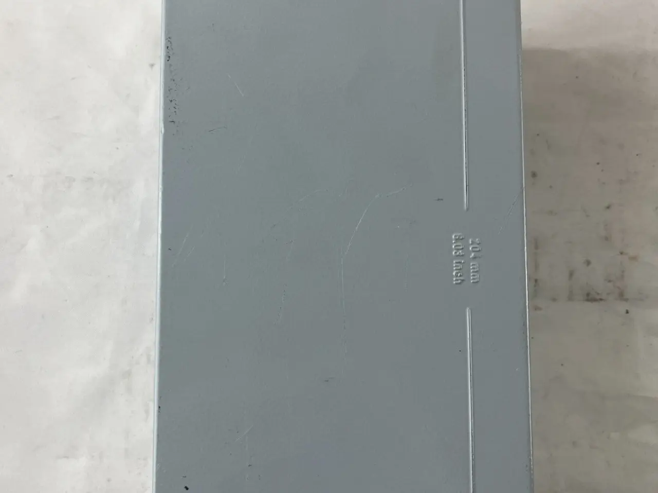 Billede 7 - kabinet 82x206mm Grey Junction Box Screw Lid
