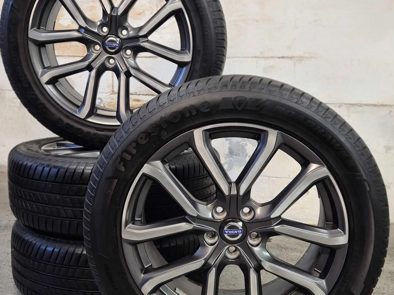 Billede 10 - XC40 / XC60 VOLVO ORIGINAL ALUFÆLGE MED NY SOMMERD