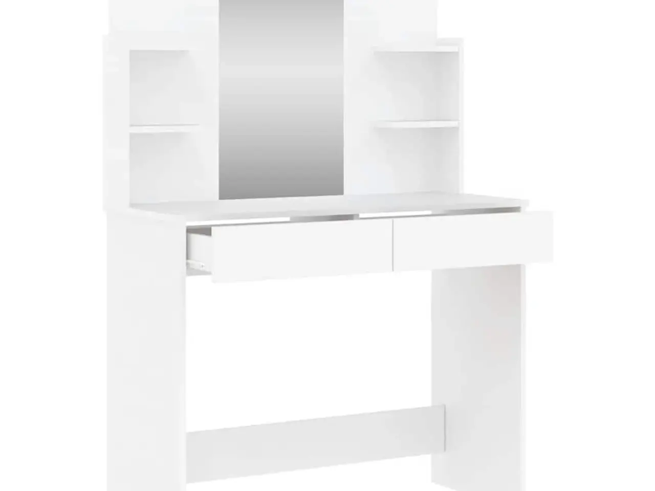 Billede 5 - Makeupbord med spejl 96x39x142 cm hvid