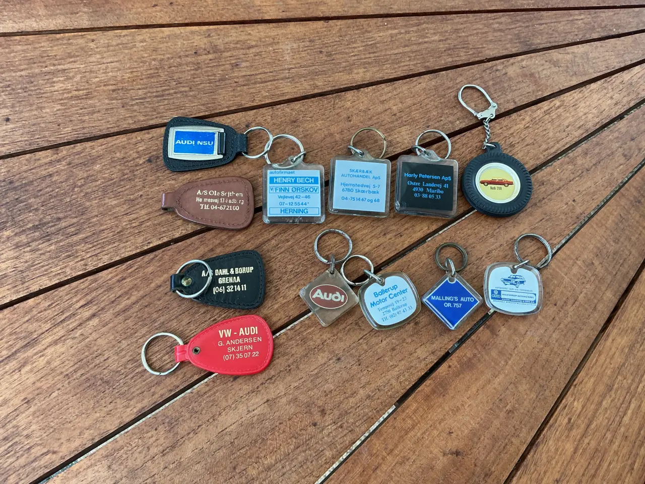 Billede 1 - Nøgleringe retro vw / Audi 