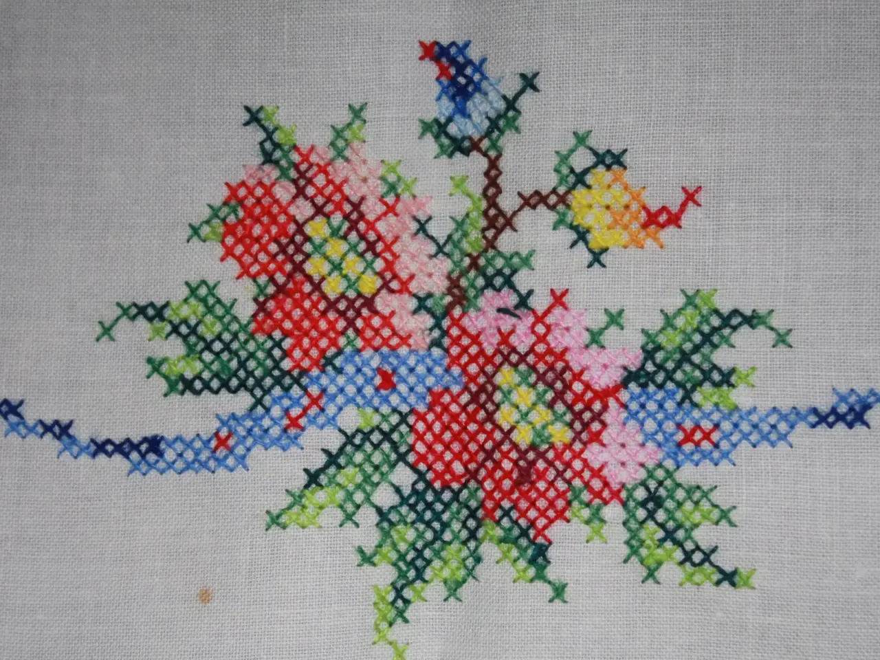 Billede 8 - Lille dug 87 x 87 cm, m. 4 servietter