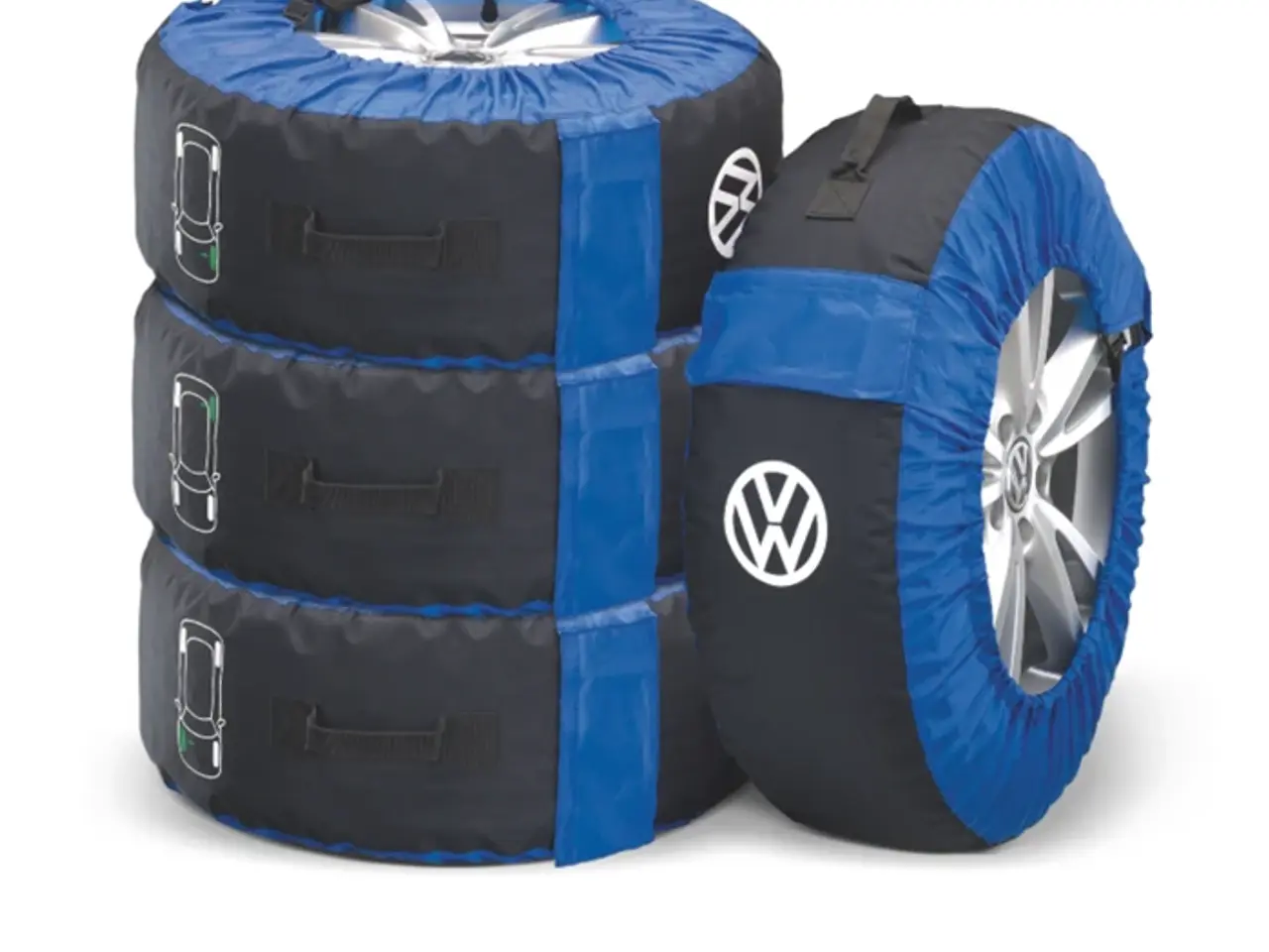 Billede 5 - VW Porto alufælge til Golf 6 med sommerdæk - 4stk.