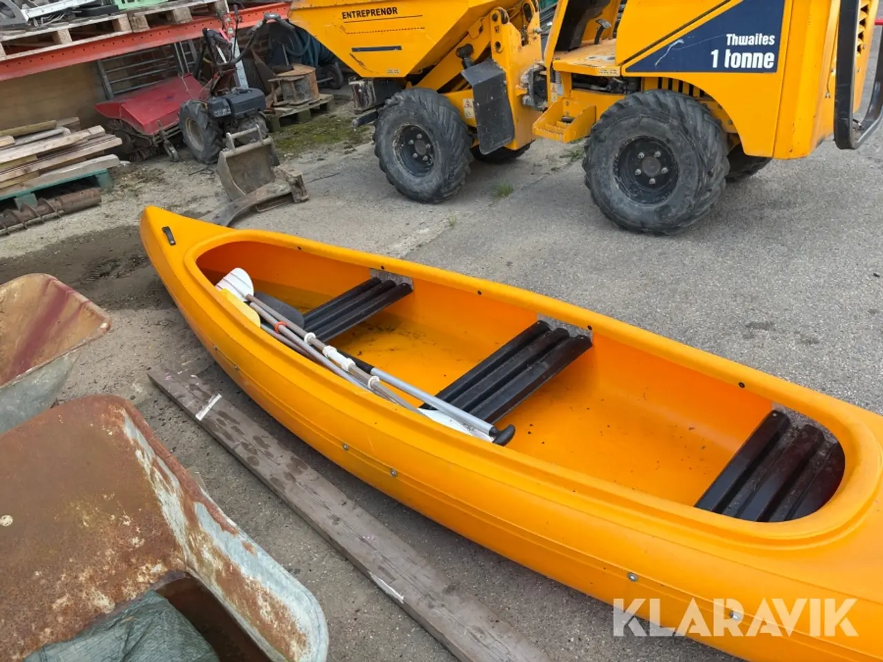 Billede 5 - Kano med 3 sæt årer