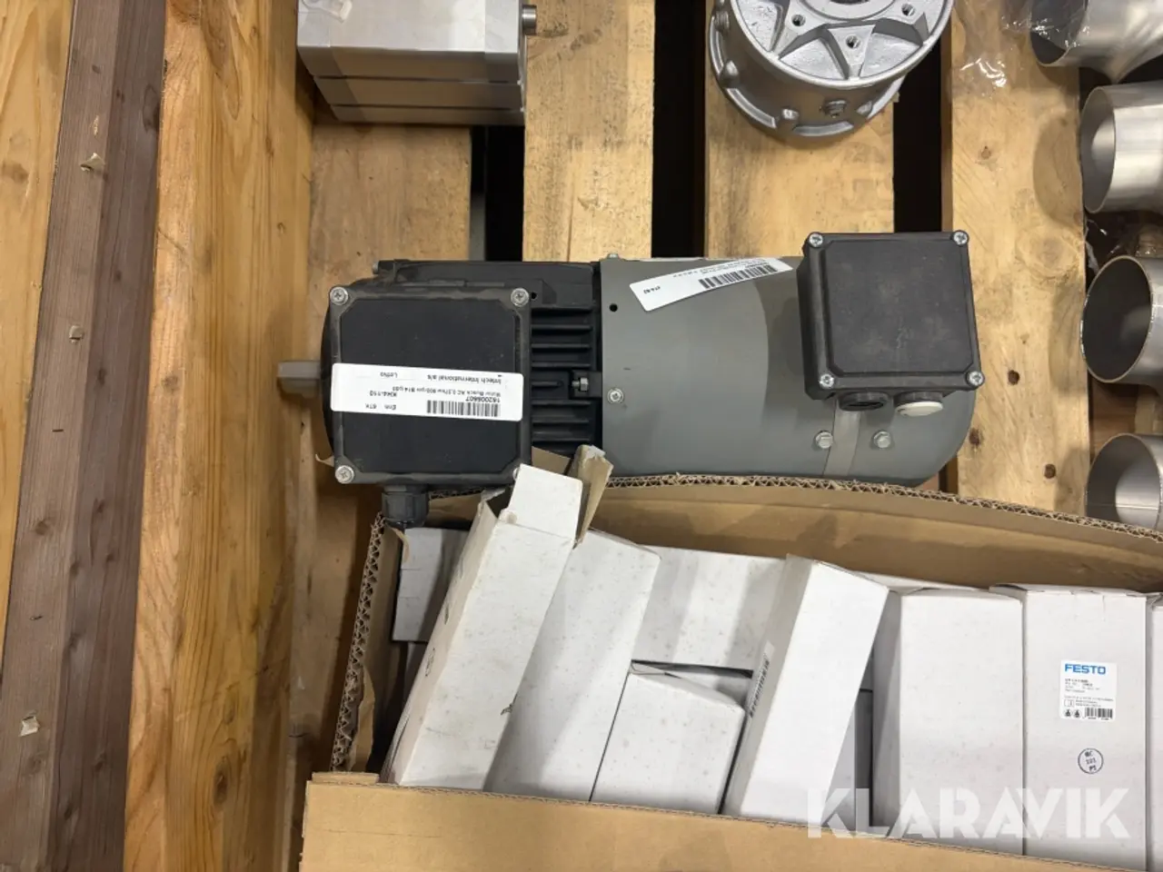 Billede 11 - Tromlemotor, el motor og filtertryg regulator 1 styk Palle + en kasse