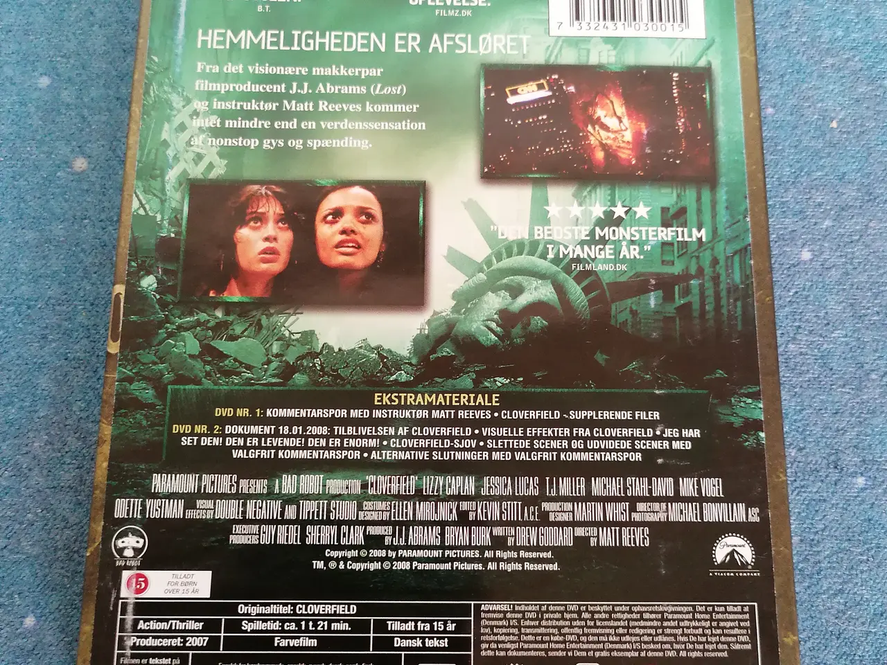 Billede 3 - Cloverfield Steelbook