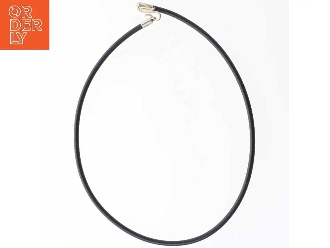 Billede 2 - Simpelt sort halskæde (str. 40 cm)