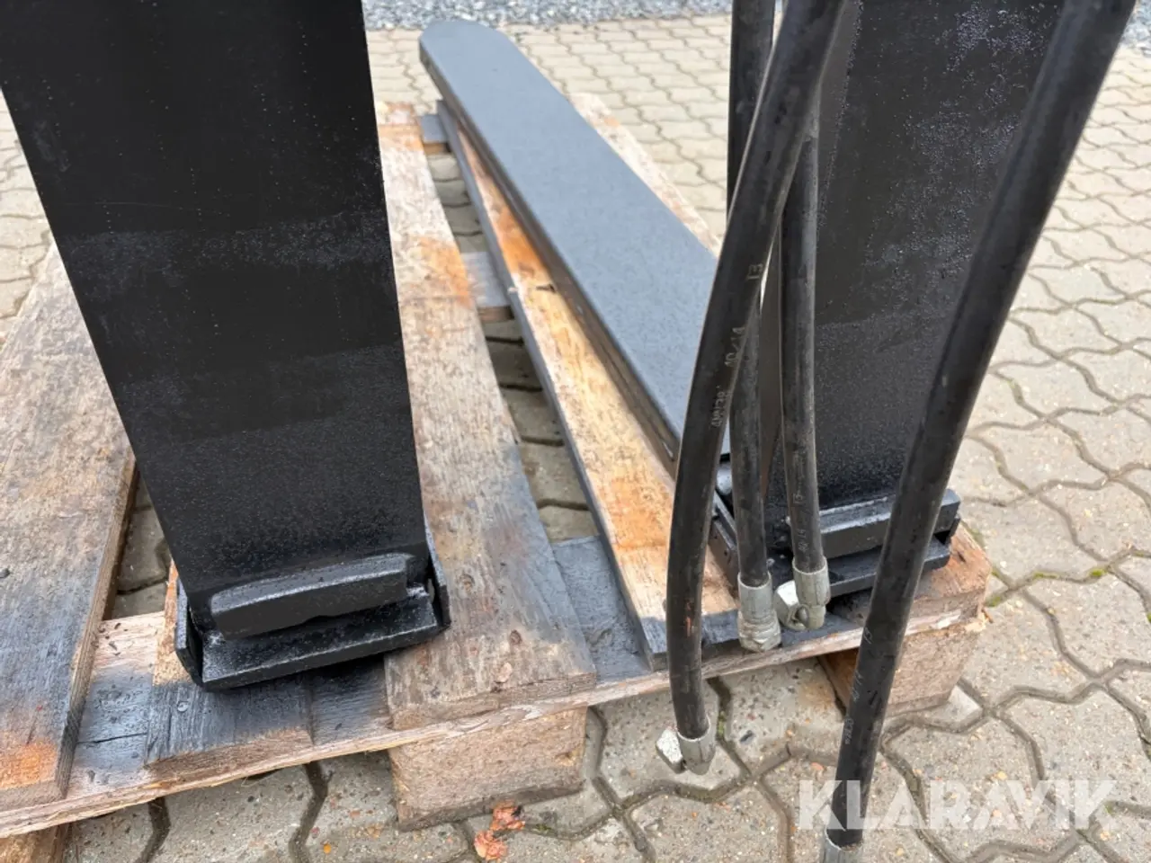 Billede 11 - Pallegafler E.L.M med hydrauliske udskud