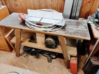 afretter, træ, 150 mm med stabilt bord