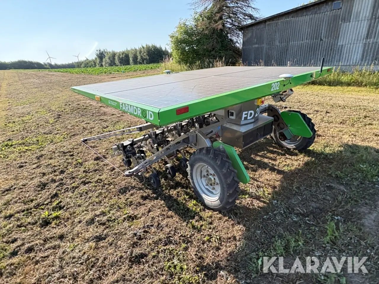 Billede 4 - Robot såmaskine samt raderenser Farmdruid FD20