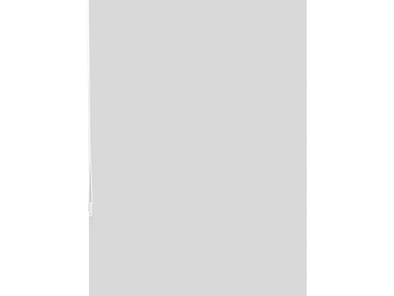 Billede 4 - Mørklægningsrullegardin 115×150 cm - stofbredde 110,7 cm, sort polyester