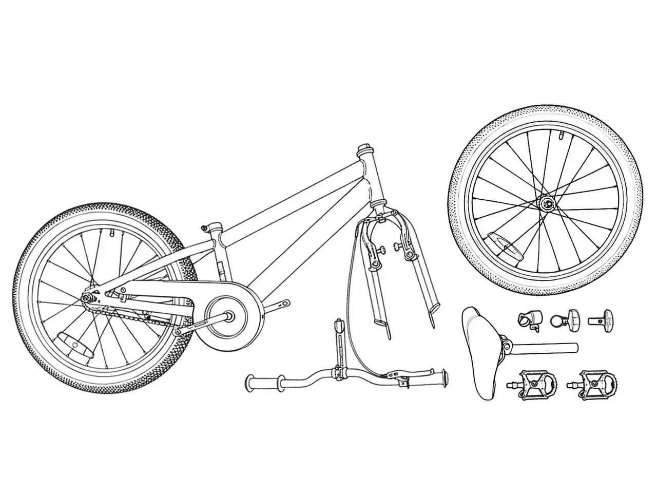 Billede 8 - BMX Cykel 18 tommer til 7-10 år gamle Hvid