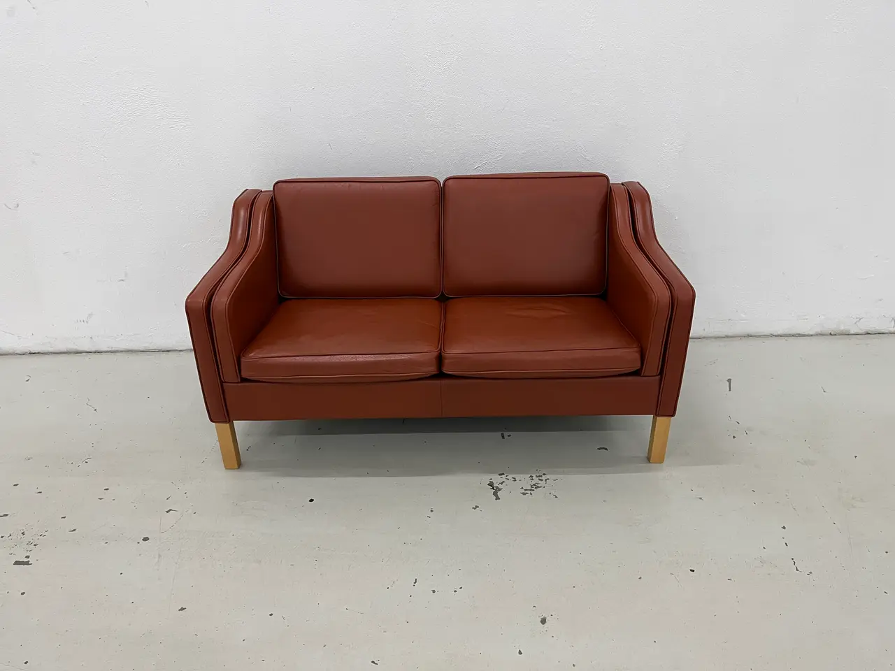 Billede 1 - Eksklusiv Mogens Hansen MH195 2 Pers.Sofa i cognac