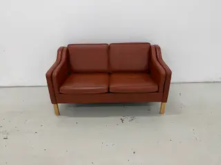 Eksklusiv Mogens Hansen MH195 2 Pers.Sofa i cognac