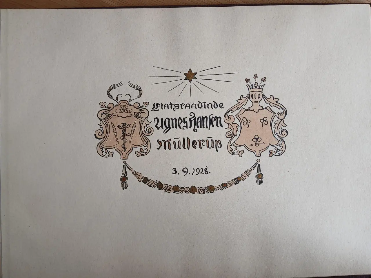 Billede 3 - Album med akvareller af Mullerup Slot