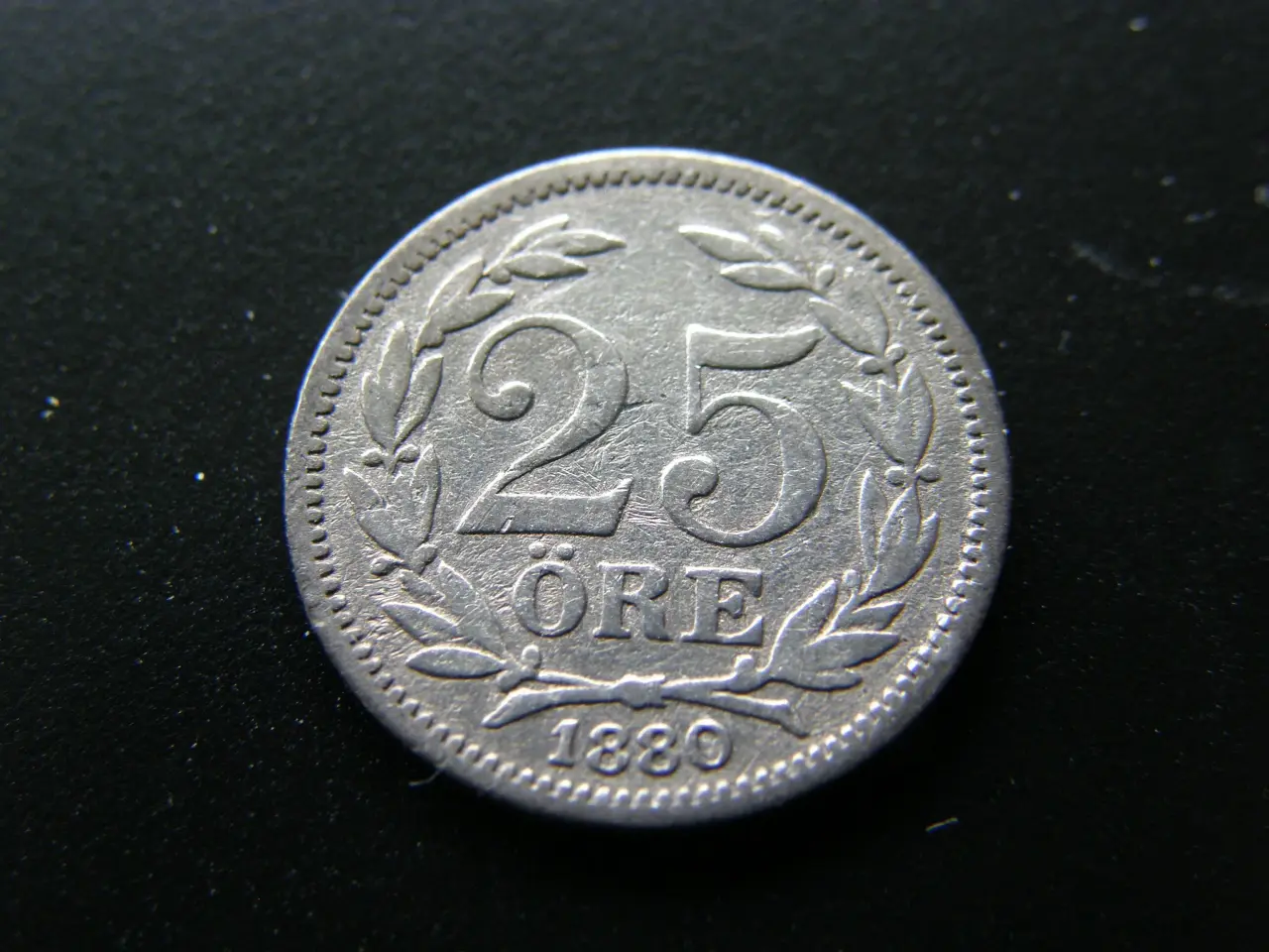 Billede 1 - Sverige 25 Öre 1880 EB KM#739