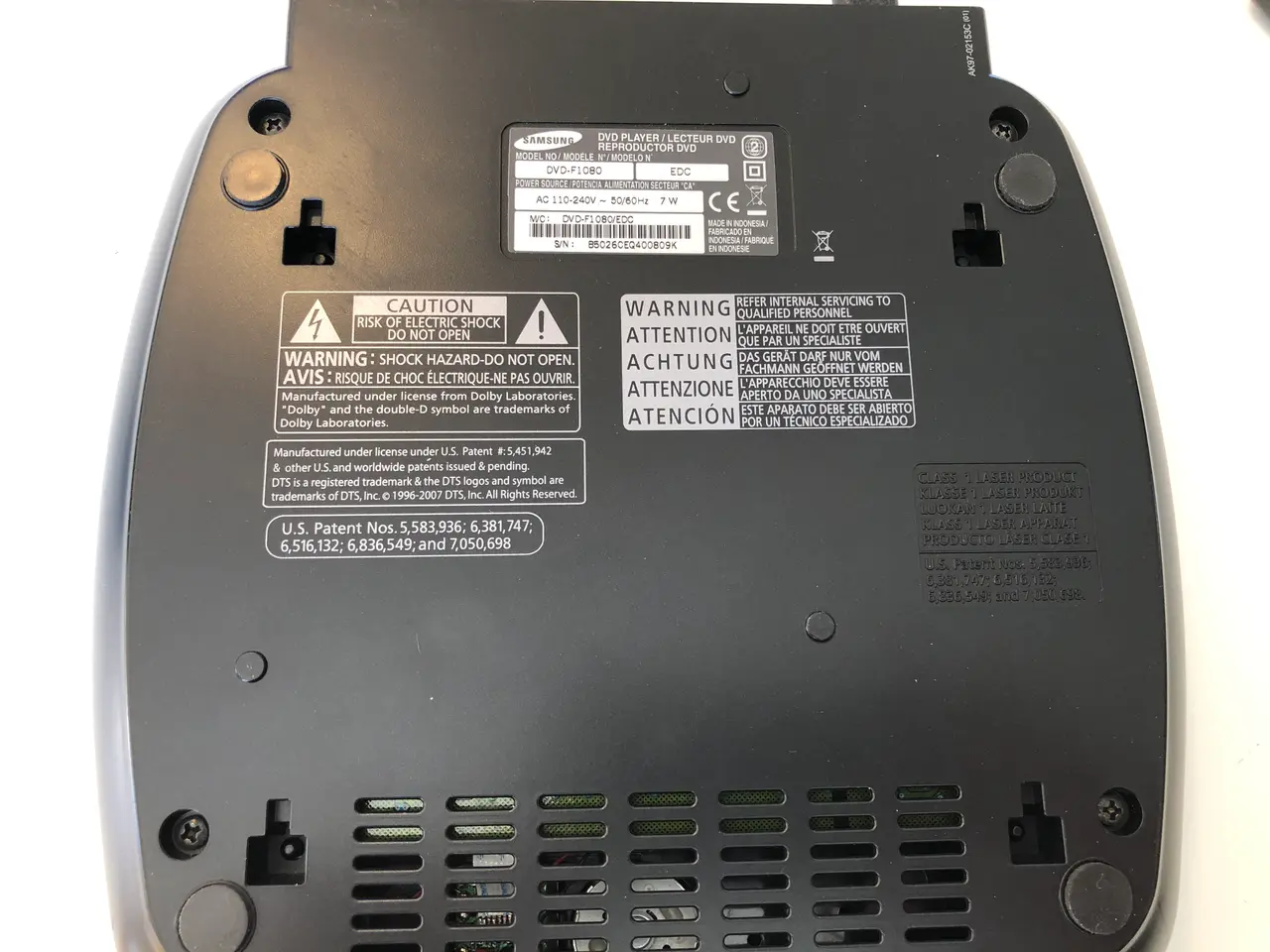 Billede 11 - Samsung DVD afspiller model DVD-F1080