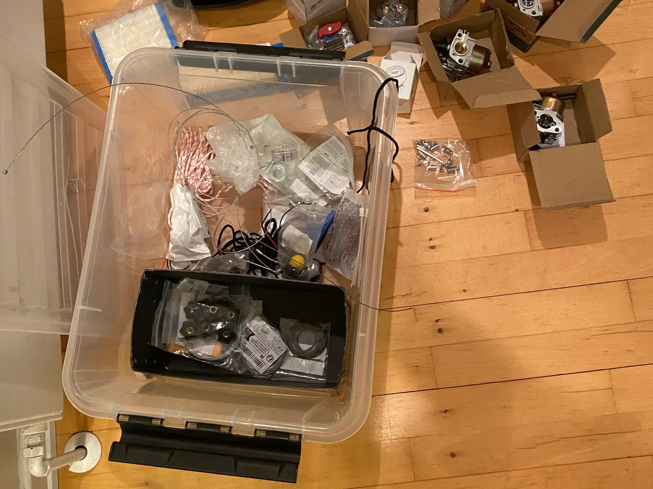 Billede 1 - havetraktor med mange nye reservedele