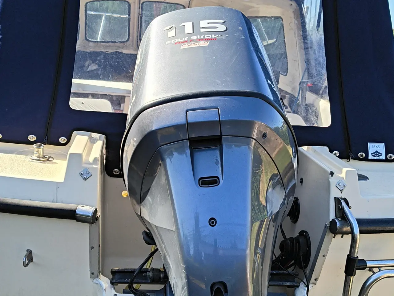Billede 7 - JOFA WINTH 555 MED YAMAHA F115HK OG 1000KG BRENDER