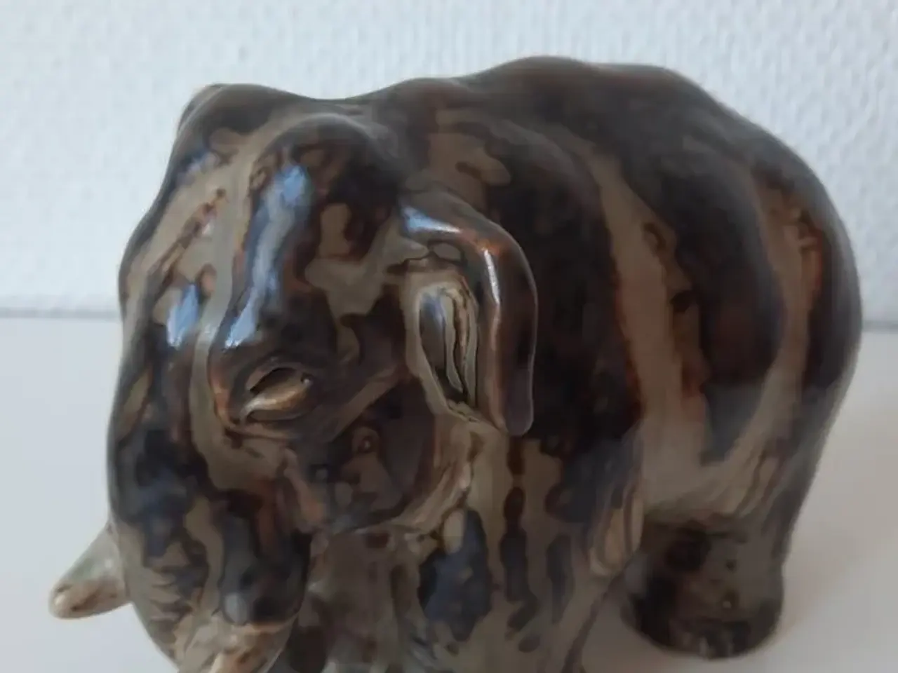Billede 6 - Stentøjsfigur, elefant, Royal Copenhagen