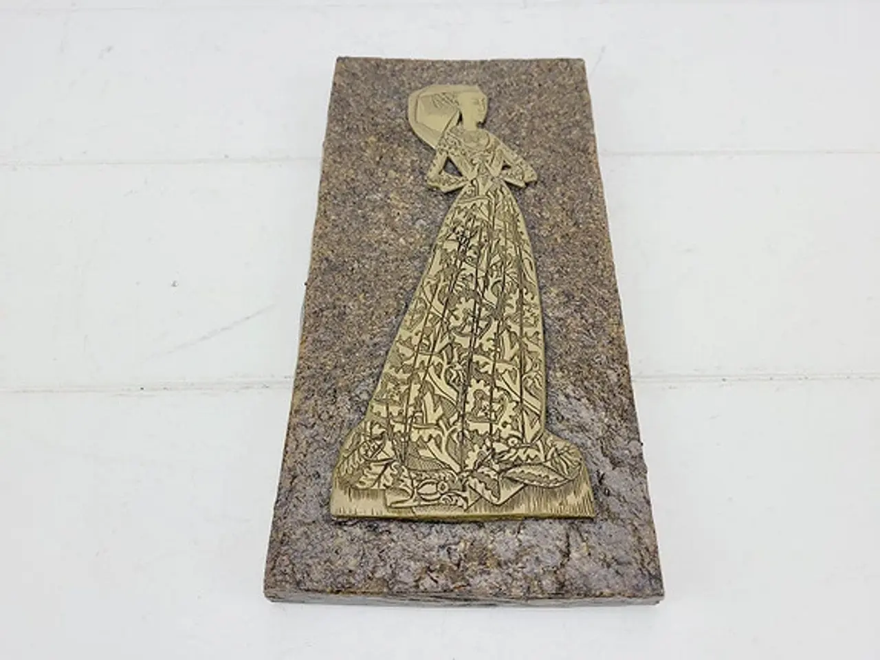 Billede 4 - Kunstgenstand Westminster Abbey messingindgraverig