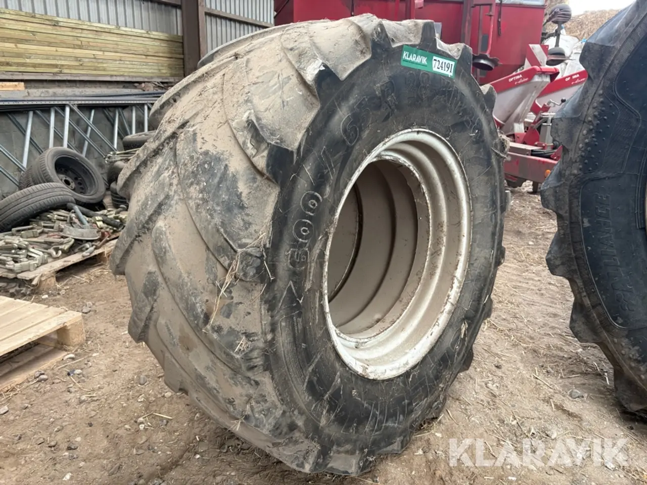 Billede 1 - Tvillingehjul Michelin 600/65 R 28 2 styk