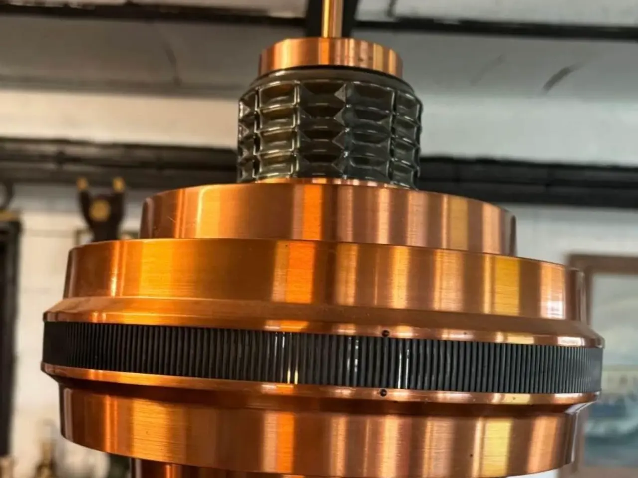 Billede 1 - Kobber lampe