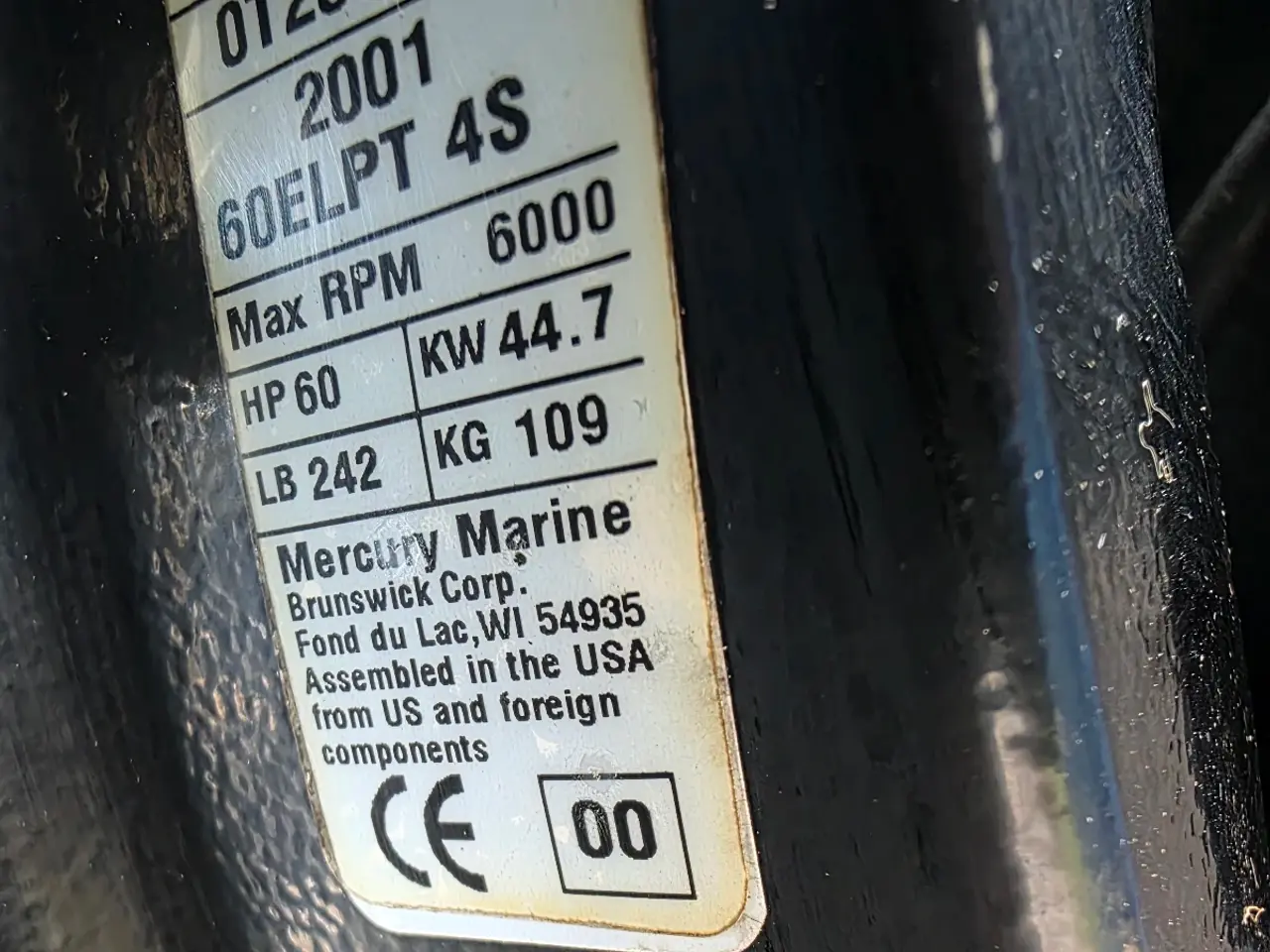 Billede 5 - Mercury 60 HK FourStroke – velholdt og klar.