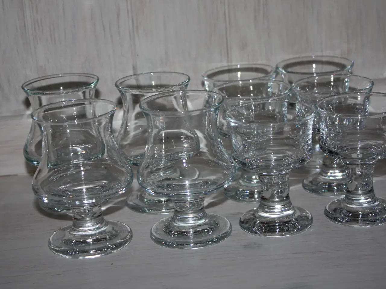 Billede 2 - Skibsglas fra Holmegård snapsglas med initialer