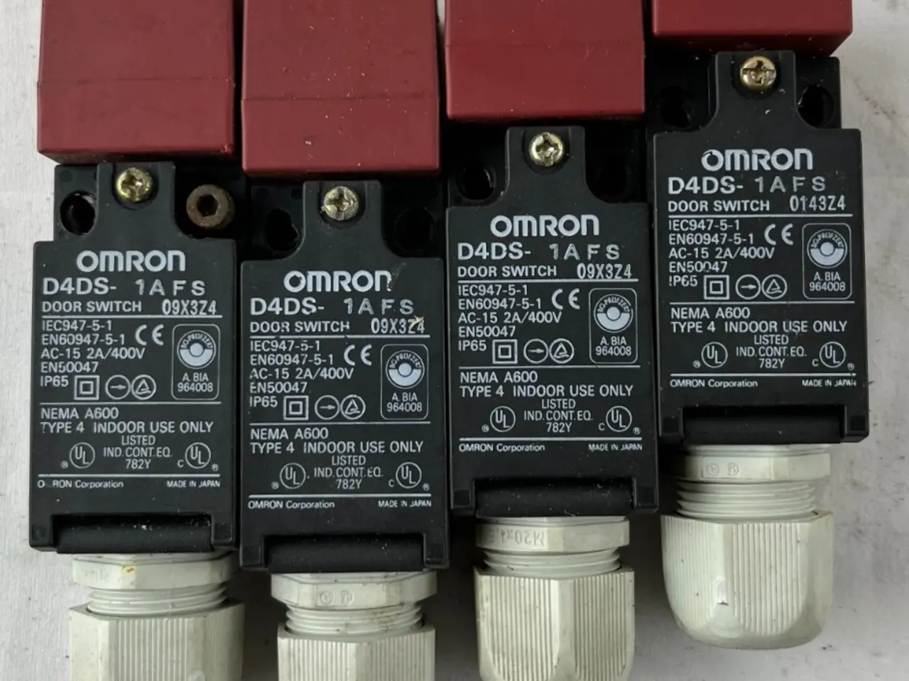 Billede 1 - parti 4x Omron D4DS-1AFS Safety Door Switches