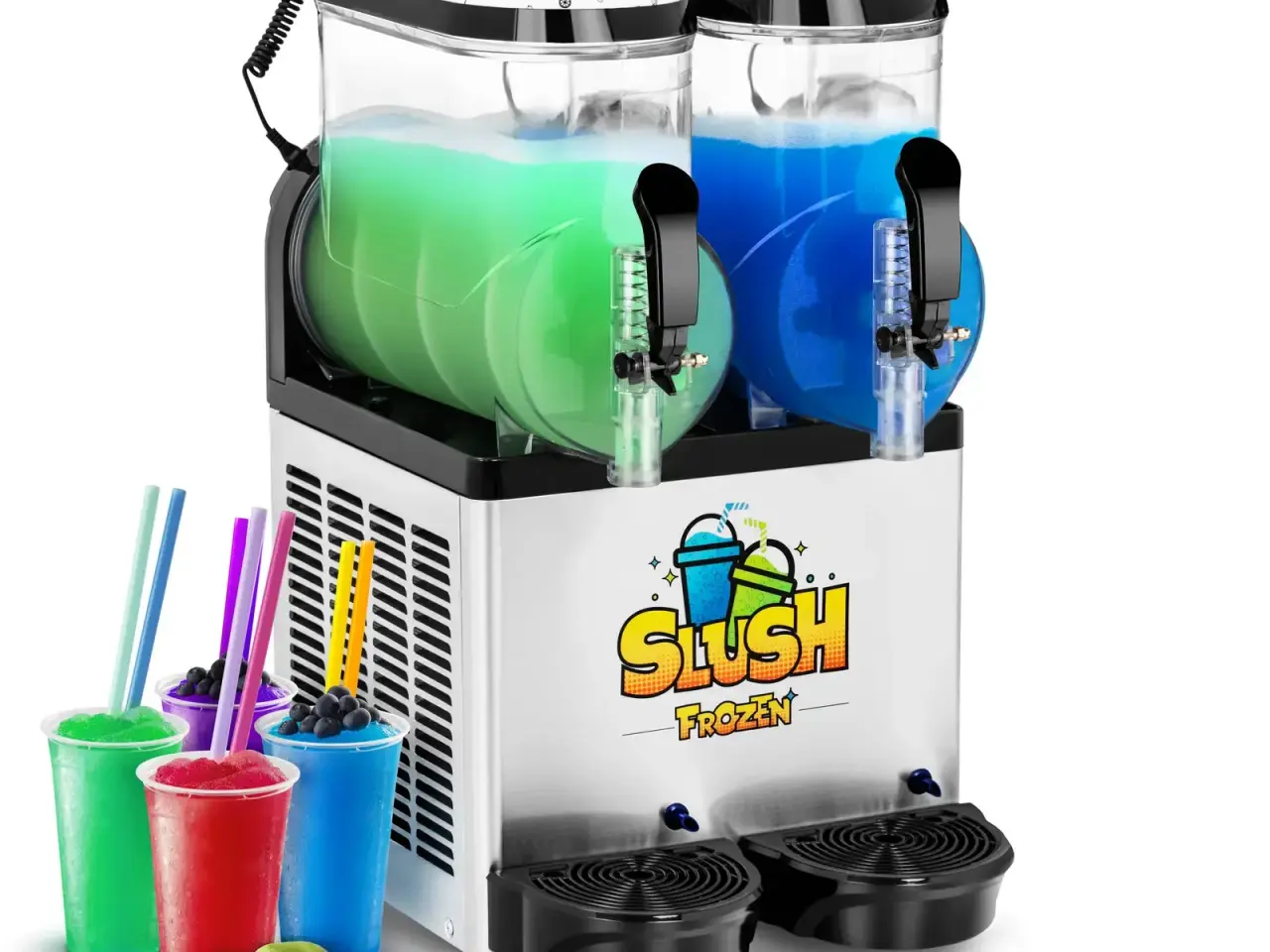 Billede 1 - Slush ice-maskine – 2 x 12 liter – LED